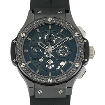 HUBLOT ウブロ ビッグバン コピー  ビッグバン 310.CV.1110.RX.1100 アエロバン オールブラック クロノグラフETA7750搭載